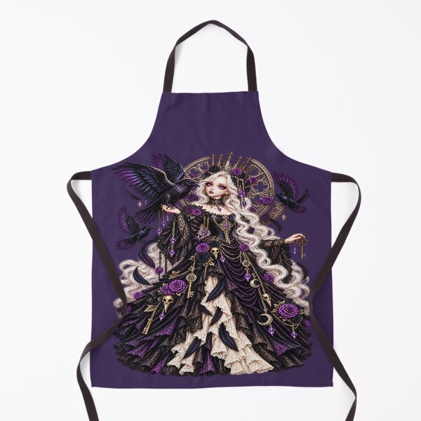 Item preview, Seraphina The Raven Doll – Gothic Victorian Porcelain Doll designed and sold by TheInkRaven.