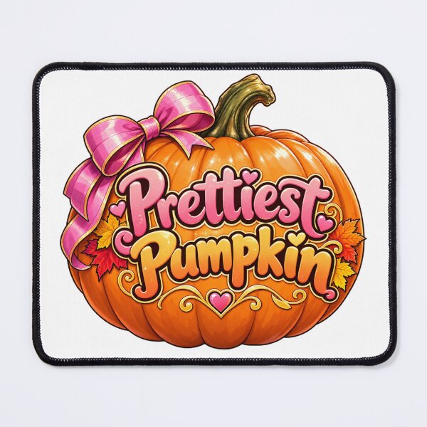 Item preview, Prettiest Pumpkin — Cute Fall Pumpkin Design designed and sold by 5PalmsCreative.