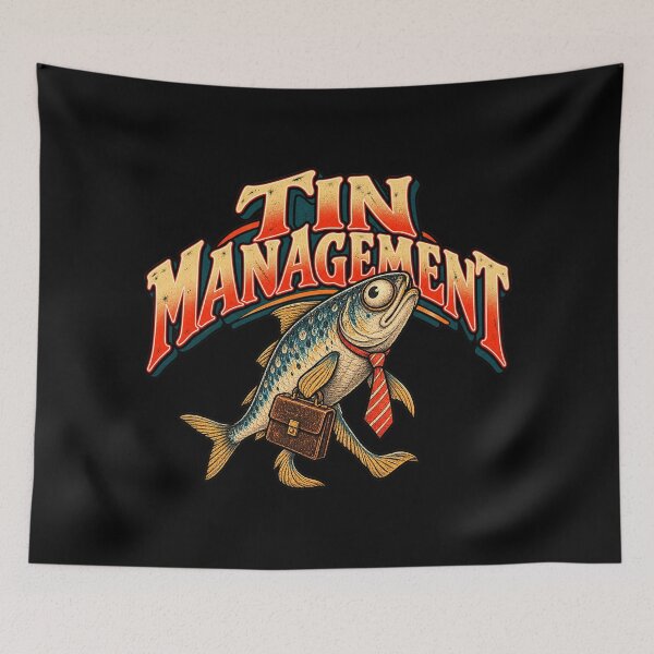 Item preview, Tin Management Office Fish designed and sold by Pandaburba.
