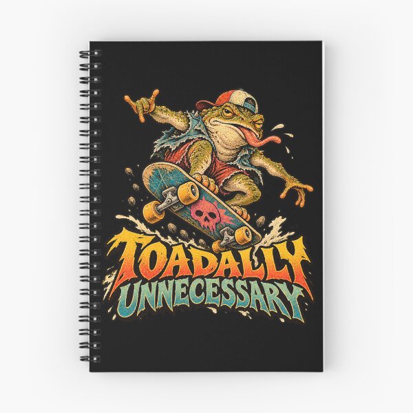 Item preview, Toadally Unnecessary Skateboarding Toad designed and sold by Pandaburba.