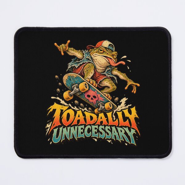 Item preview, Toadally Unnecessary Skateboarding Toad designed and sold by Pandaburba.