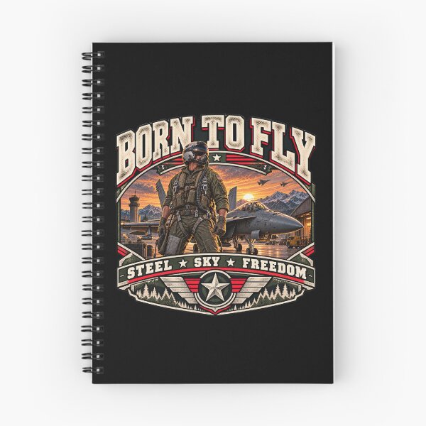 Item preview, Born to Fly - Vintage Fighter Pilot Americana designed and sold by DomKo10.