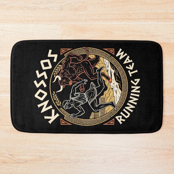 Item preview, Knossos Running Team Funny Greek Mythology Minotaur Runner designed and sold by GrandeDuc.
