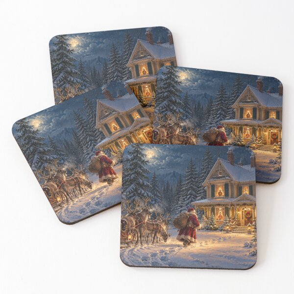 Item preview, Santa Christmas Eve Victorian Winter Wonderland designed and sold by GSizzle1.
