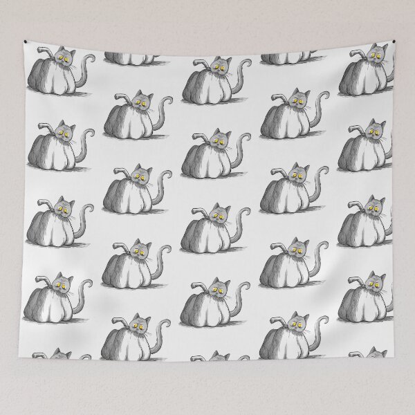 Item preview, Cute Gothic Scary Cat! designed and sold by Gigishopping.