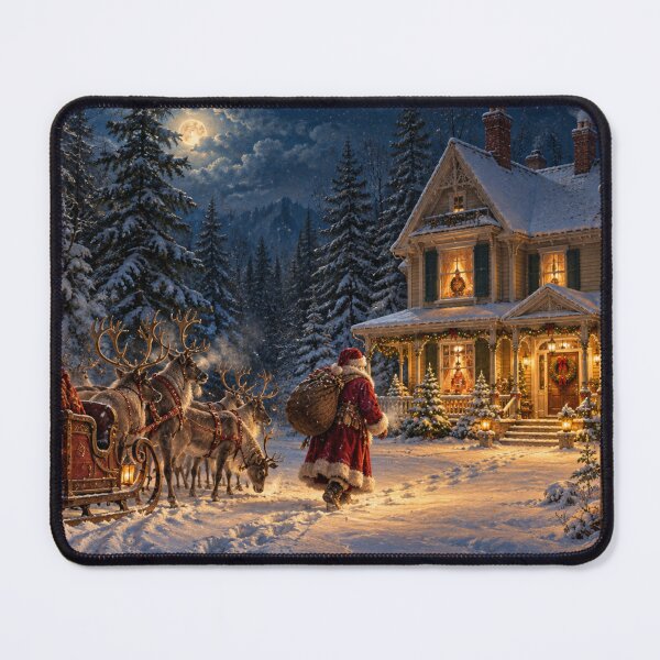 Item preview, Santa Christmas Eve Victorian Winter Wonderland designed and sold by GSizzle1.
