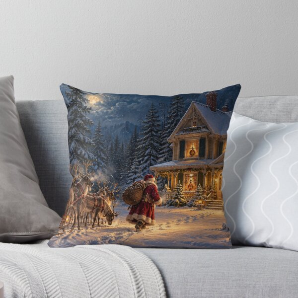 Item preview, Santa Christmas Eve Victorian Winter Wonderland designed and sold by GSizzle1.