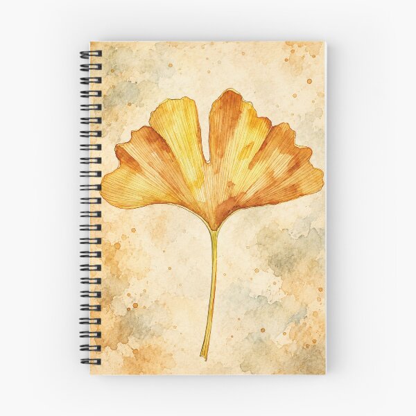 Item preview, Golden Ginkgo Leaf - Vintage Botanical Watercolor designed and sold by Darlin8888.