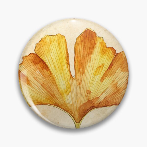 Item preview, Golden Ginkgo Leaf - Vintage Botanical Watercolor designed and sold by Darlin8888.
