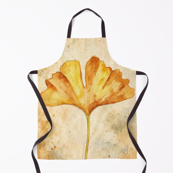 Item preview, Golden Ginkgo Leaf - Vintage Botanical Watercolor designed and sold by Darlin8888.