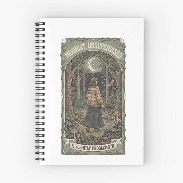 Item preview, Moonlit, Unsupervised & Slightly Problematic designed and sold by FitEnvy.