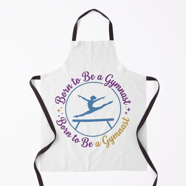 Artikelvorschau, T-Shirt „Geboren, um Turnerin zu sein“ (Kunstturnen) entworfen und verkauft von FlipGymnastics.