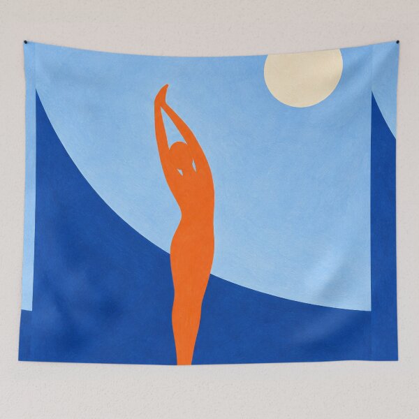 Item preview, 'The Lift' — Modern Abstract Figurative Art designed and sold by Moodzu.
