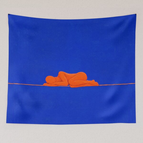 Item preview, "Narrow Ledge" – Modern Abstract Figure Art designed and sold by Moodzu.