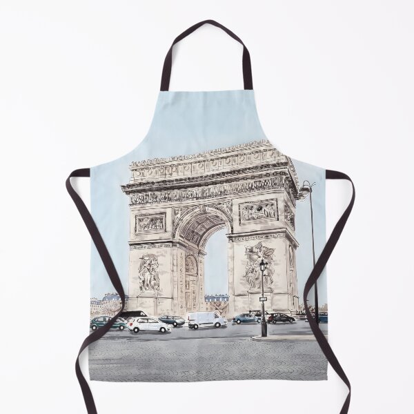 Item preview, Arc de Triomphe Paris Watercolor – French Cityscape Art designed and sold by POSTERIOCREW.