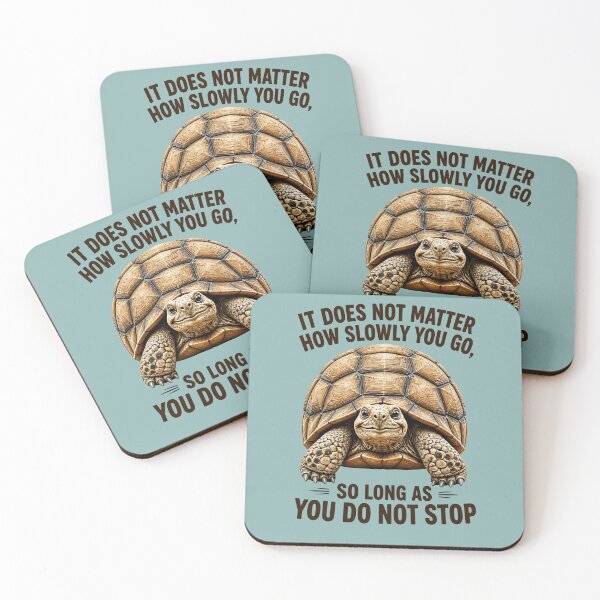 Item preview, Motivational Tortoise It's Immaterial How Slowly You Go  designed and sold by taiche.