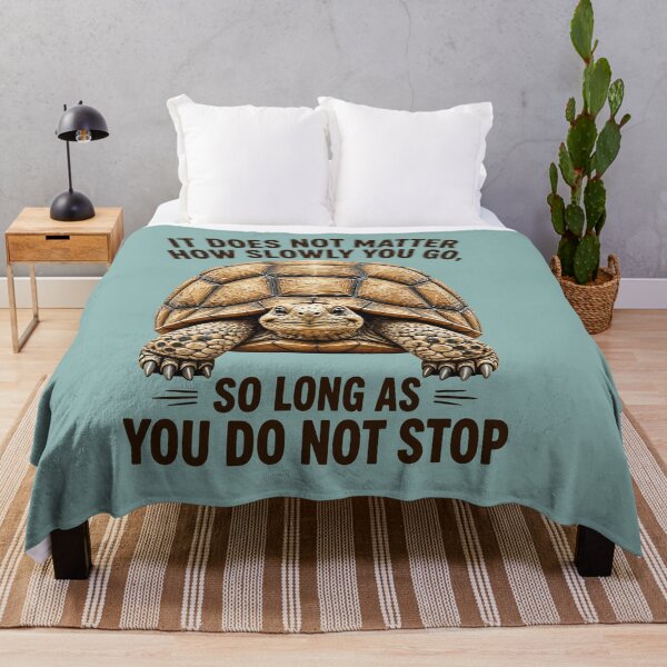 Item preview, Motivational Tortoise It's Immaterial How Slowly You Go  designed and sold by taiche.