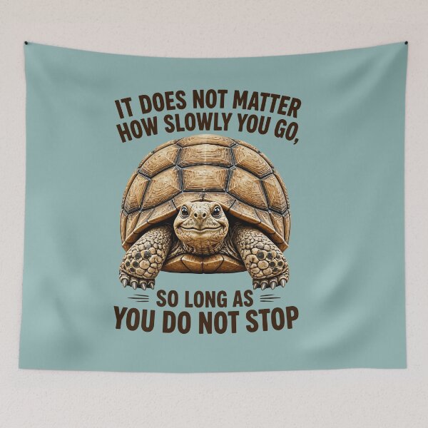 Item preview, Motivational Tortoise It's Immaterial How Slowly You Go  designed and sold by taiche.