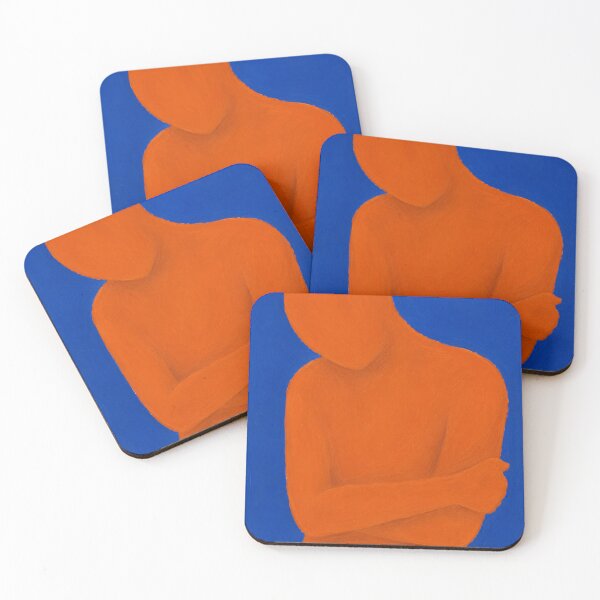 Item preview, "Close Enough" – Modern Abstract Figure Art designed and sold by Moodzu.