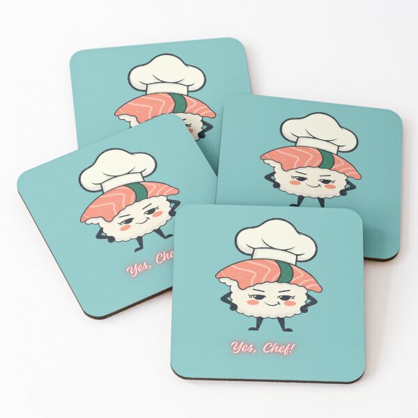 Item preview, Yes, Chef! – Funny Sushi Chef Japanese Food Humor designed and sold by Mousy17.