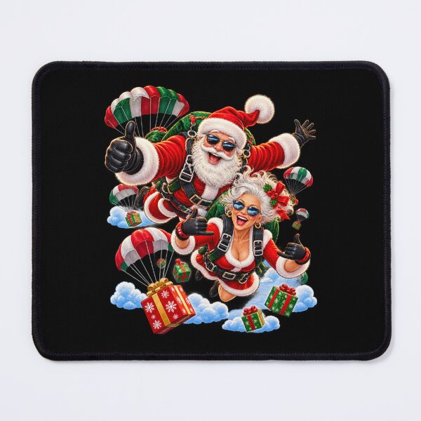 Item preview, Santa & Mrs. Claus: Christmas Freefall designed and sold by signshirtz.