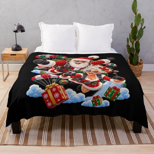 Item preview, Santa & Mrs. Claus: Christmas Freefall designed and sold by signshirtz.