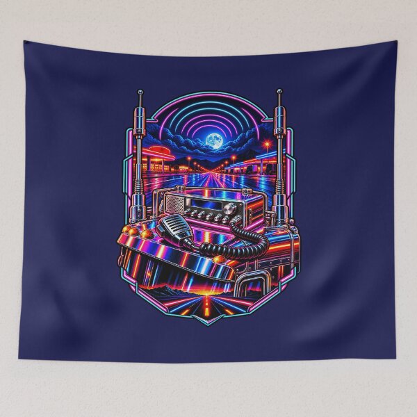 Item preview, Neon Moon Trucker & CB Radio designed and sold by NomadForge.