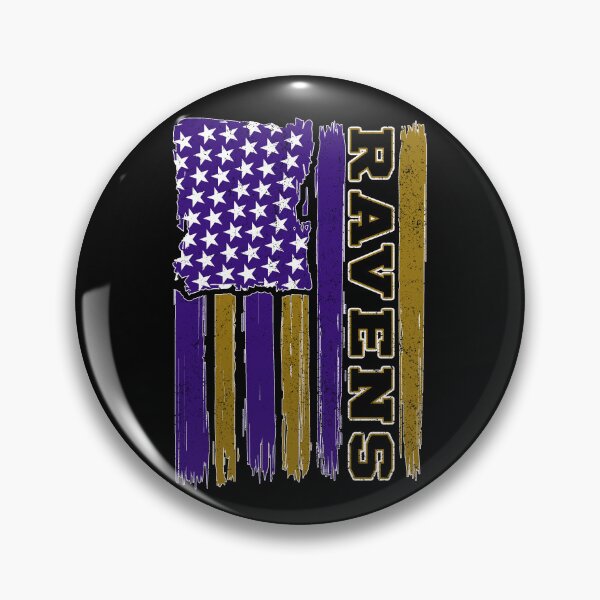 Item preview, Vintage Ravens US Flag Distressed Baltimore Football designed and sold by RockTheFeal.