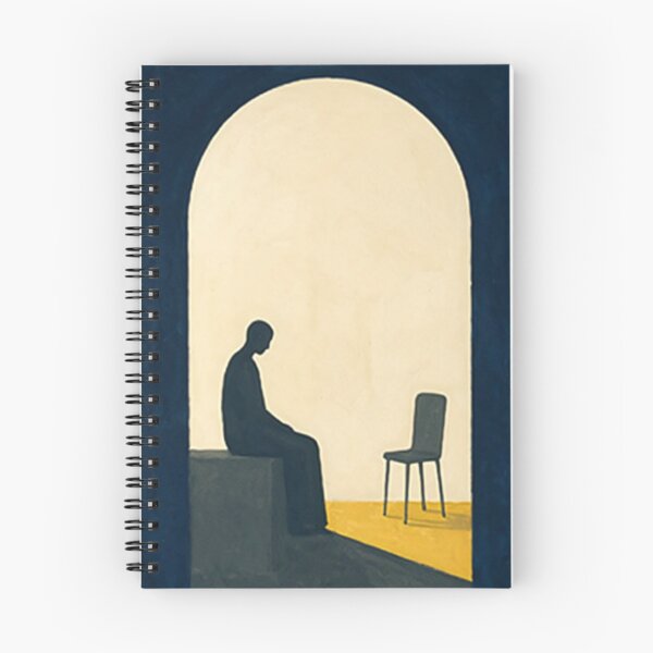 Item preview, Stillness- Minimalist Dark Silhouette Abstract Interior Art designed and sold by Moodzu.