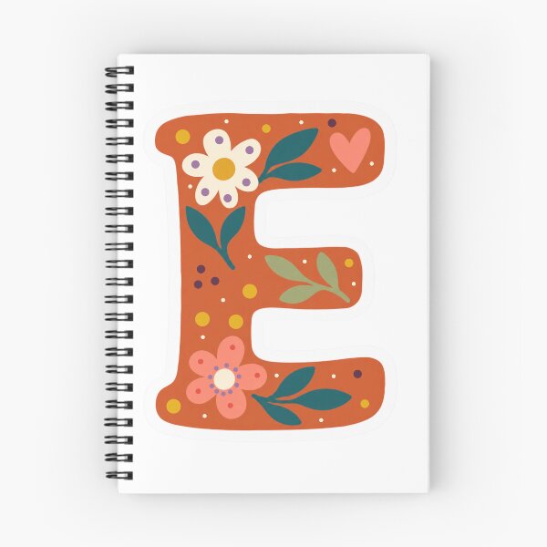 Item preview, Floral Letter E – Inspirivity Monogram Sticker designed and sold by Inspirivity.