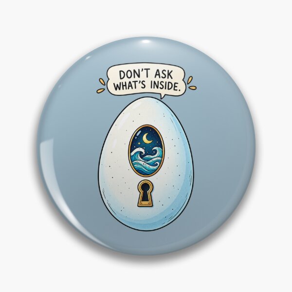 Item preview, Don't Ask What's Inside | Mysterious Cosmic Egg Surreal Design designed and sold by MrDev.