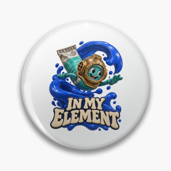 Item preview, In My Element Paint Tube Diver designed and sold by TrendTribeTP.