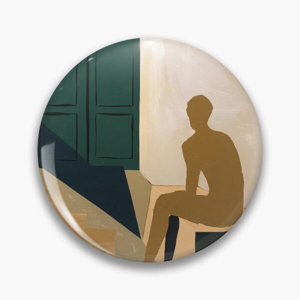Item preview, Minimalist Seated Silhouette Art Print designed and sold by Moodzu.