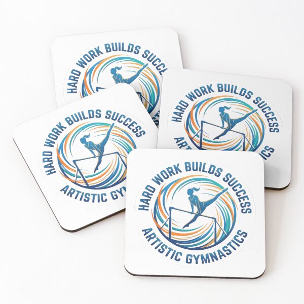 Item preview, T-shirt Hard Work Builds Succes Artistic Gymnastics designed and sold by FlipGymnastics.