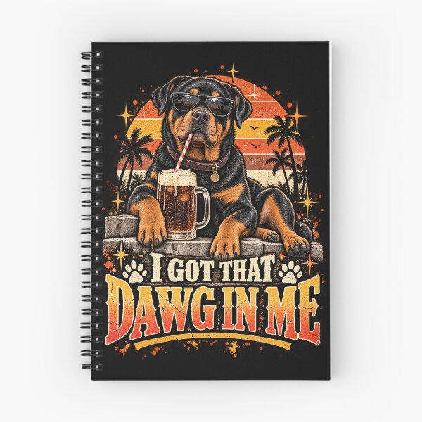 Item preview, I Got That Dawg In Me – Funny Rottweiler Vintage Dog Design designed and sold by GrimCuteStudio.