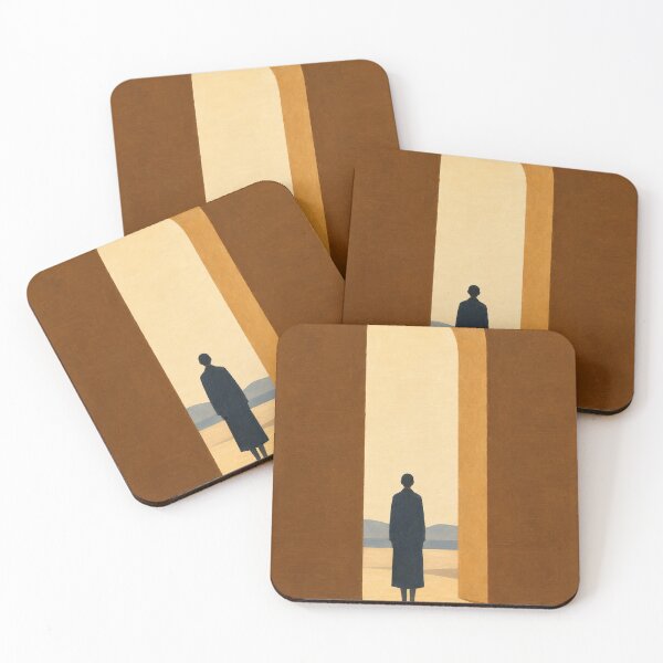 Item preview, Waiting at the Door – Modern Figurative Archway Artwork designed and sold by Moodzu.