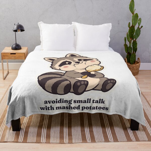 Item preview, Introvert Raccoon Avoiding Small Talk Thanksgiving designed and sold by OuqCreations.