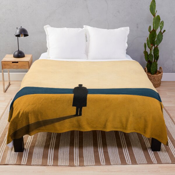 Item preview, Toward the Horizon – Minimalist Lone Figure Abstract Landscape designed and sold by Moodzu.