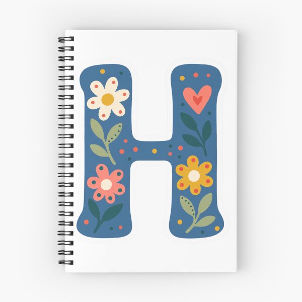 Item preview, Floral Letter H – Inspirivity Monogram Sticker designed and sold by Inspirivity.