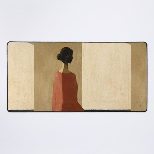 Item preview, She Takes Her Coffee Standing – Contemporary Figurative Art  designed and sold by Moodzu.