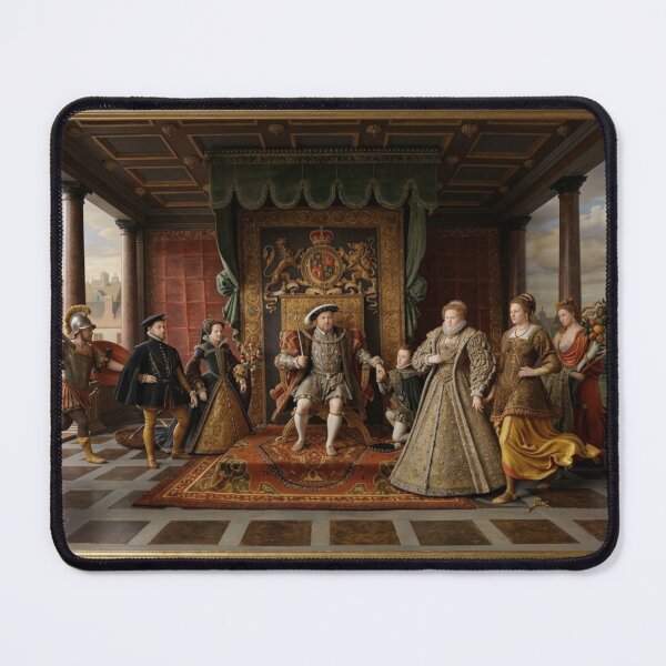 Item preview, Henry VIII King of England and his family Elizabeth I and others 3D render version designed and sold by Vintage Designs +.