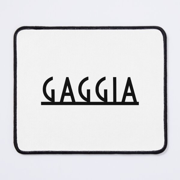 Item preview, Gaggia Espresso Machine Brand Logo in Black Art Deco Lettering designed and sold by Nanna N Paulet.