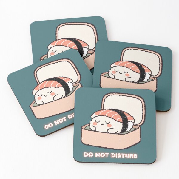 Item preview, Do Not Disturb – Sleepy Sushi Roll Funny Japanese Food designed and sold by Mousy17.