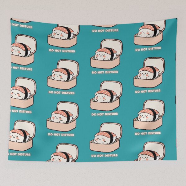 Item preview, Do Not Disturb – Sleepy Sushi Roll Funny Japanese Food designed and sold by Mousy17.