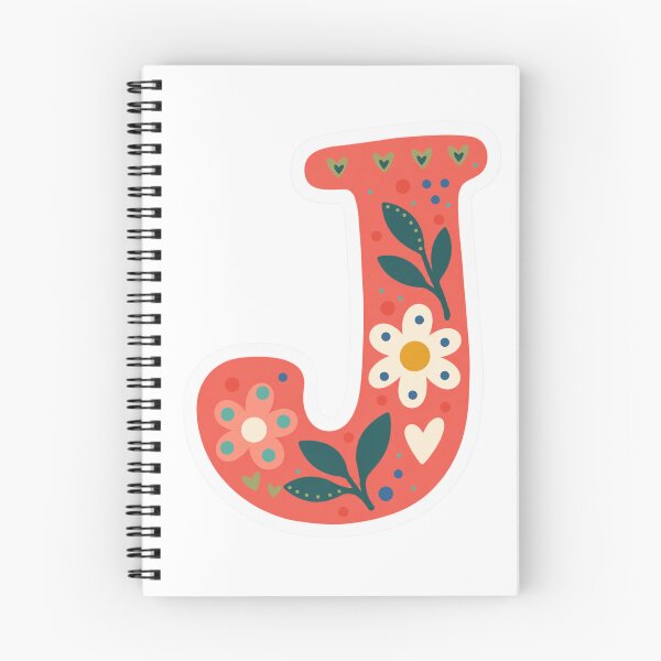 Item preview, Floral Letter J – Inspirivity Monogram Sticker designed and sold by Inspirivity.