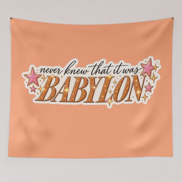 Item preview, You Never Knew It Was Babylon | Showgirl Patch Taylor Babylon Sticker designed and sold by taylorvinyls.