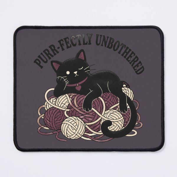 Item preview, Purrfectly Unbothered designed and sold by DuliDoodles.