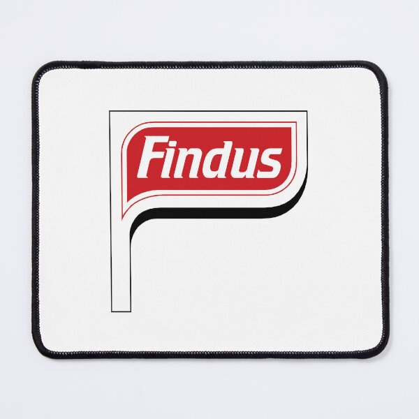 Item preview, Findus Frozen Food Brand Logo in Red and White Flag Shape designed and sold by Nanna N Paulet.