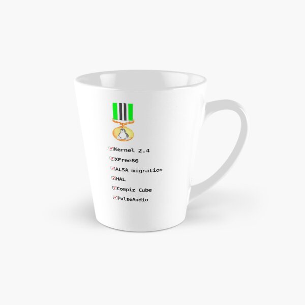 Item preview, The Linux veteran: kernel 2.4, XFree86, Alsa Migration, HAL, Compiz cube, Pulse Audio designed and sold by LittleGreyMan2026.