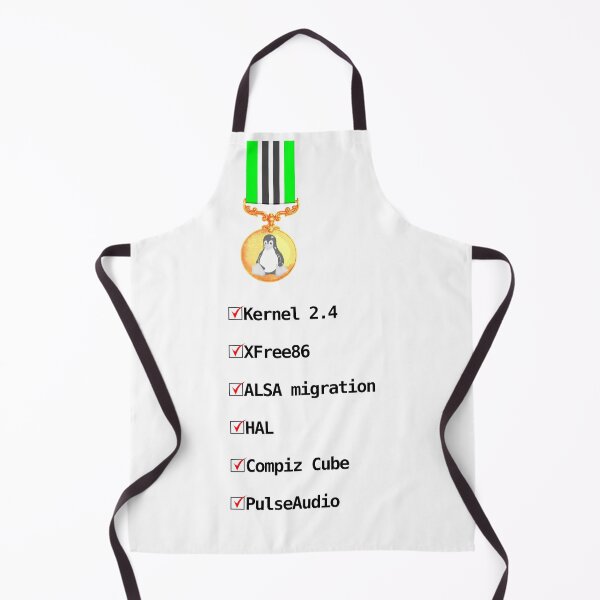 Item preview, The Linux veteran: kernel 2.4, XFree86, Alsa Migration, HAL, Compiz cube, Pulse Audio designed and sold by LittleGreyMan2026.
